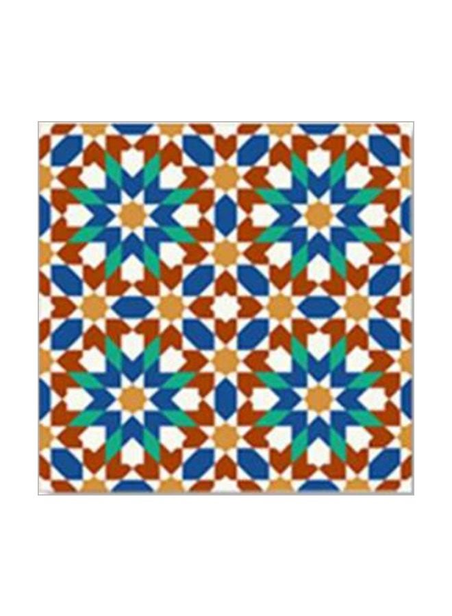 PHOTOBLOCK Decorative Wall Painting With Frame Blue/Brown/Brown 30x30cm 