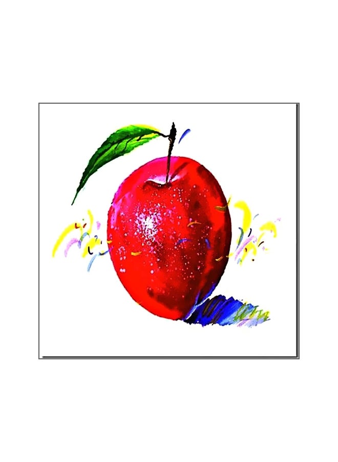 Decorative Wall Painting Red 34x34cm