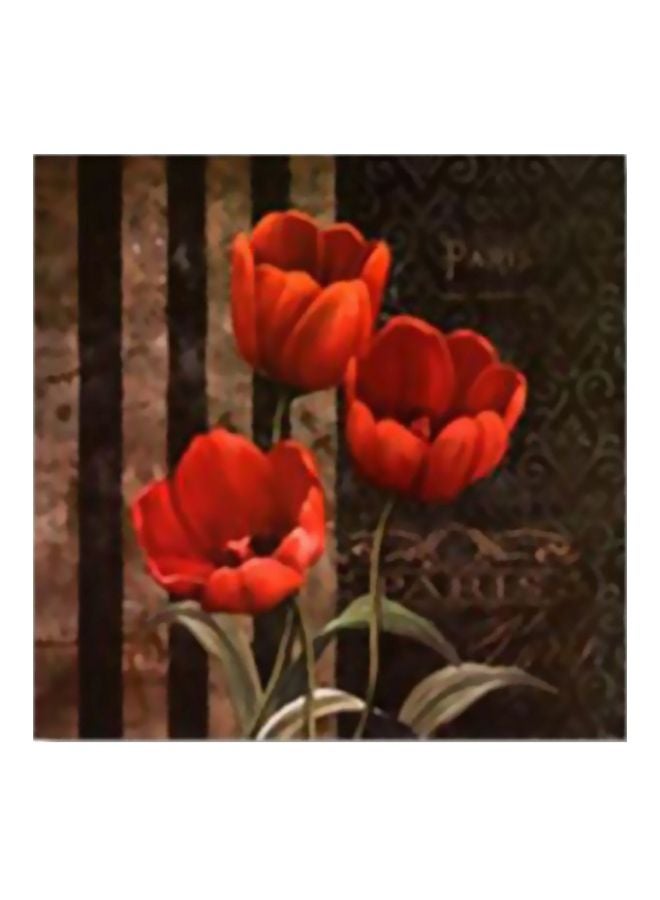 لوحة جدارية لتزيين الحائط مع إطار متعدد الألوان 20x20سم