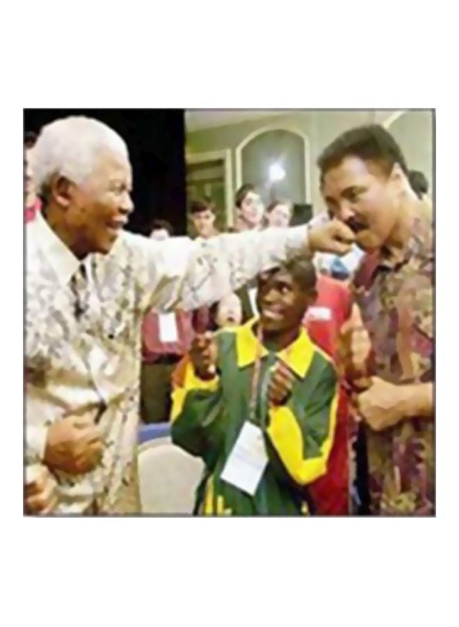 Decorative Wall Painting With Frame Multicolour 24x24cm