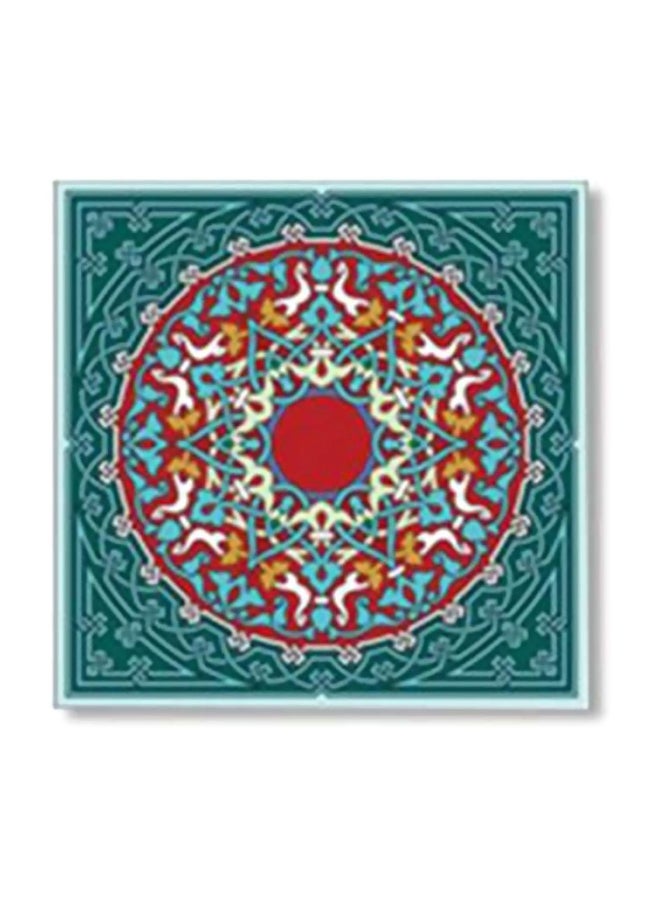 فوتو بلوك لوحة جدارية لتزيين الحائط مع إطار متعدد الألوان 24x24سم