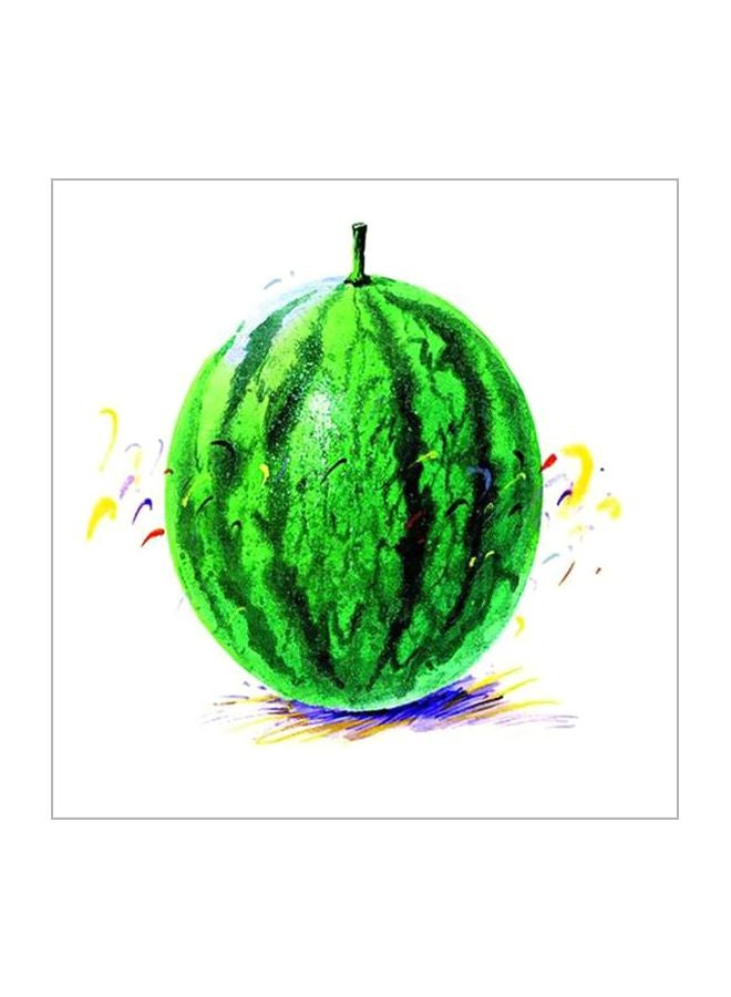 PHOTOBLOCK Decorative Wall Painting Green/Yellow/Blue 15x15cm 