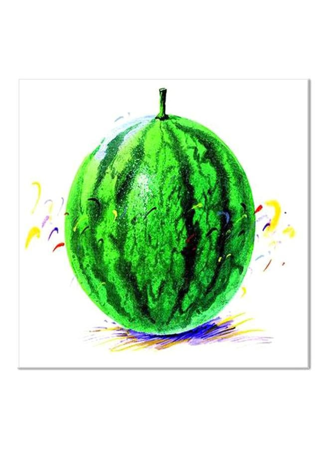 PHOTOBLOCK Decorative Wall Painting Green/Yellow/Black 24x24cm 