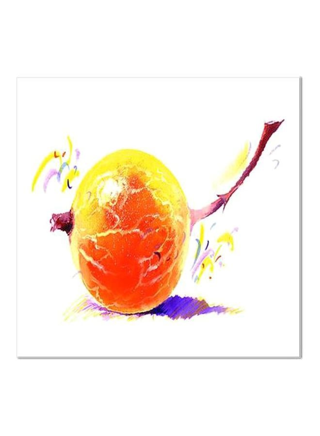 PHOTOBLOCK Decorative Wall Painting Orange/Yellow/Purple 24x24cm 