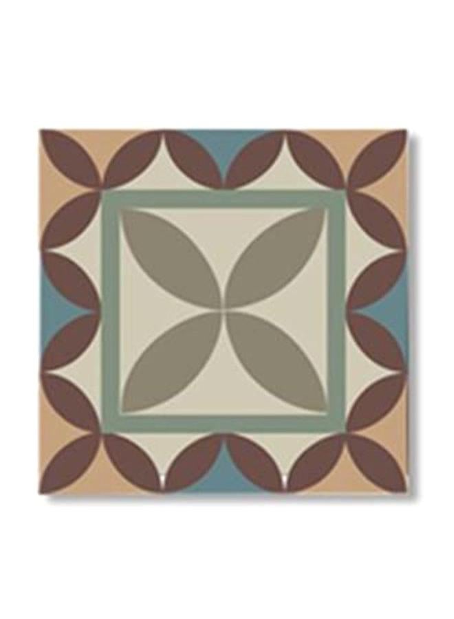PHOTOBLOCK Decorative Wall Poster Brown/Blue/Green 34x34cm