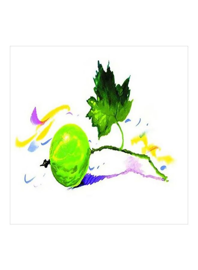 PHOTOBLOCK Decorative Wall Painting Green/Yellow/Pink 20x20cm 