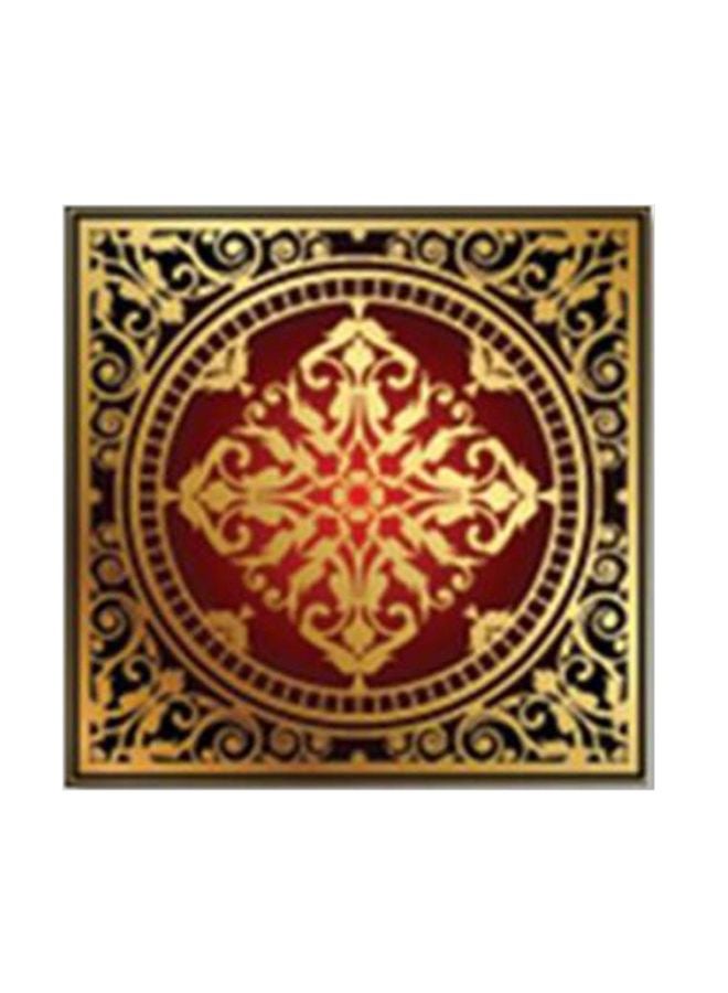 PHOTOBLOCK Decorative Wall Poster Brown/Yellow/Black 30x30cm