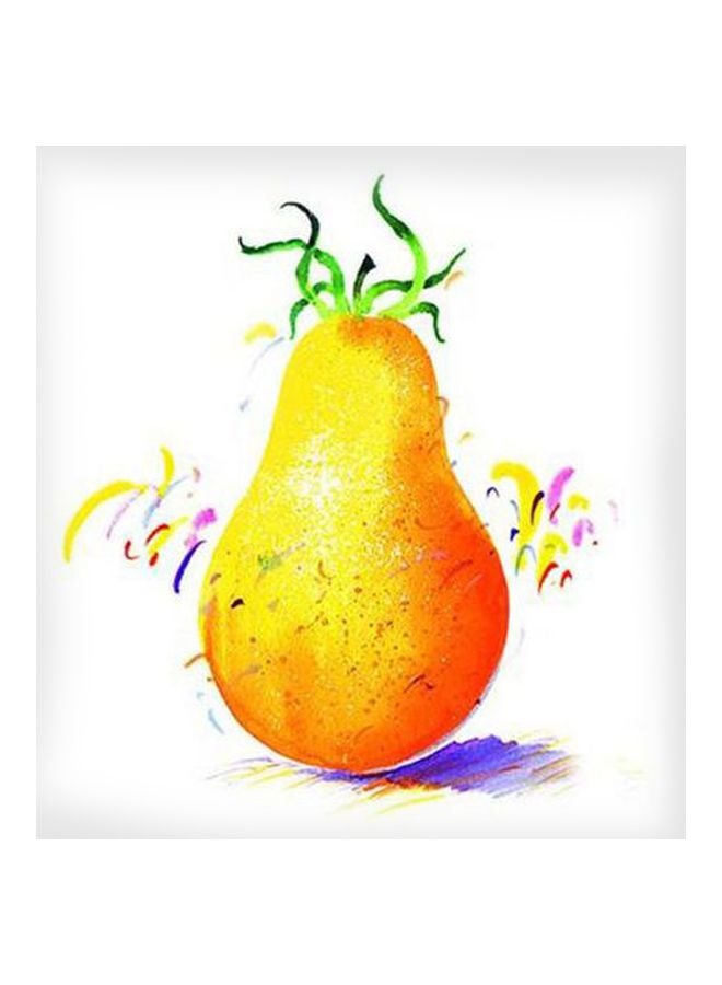 PHOTOBLOCK Decorative Wall Painting Yellow/Orange/Green 20x20cm 