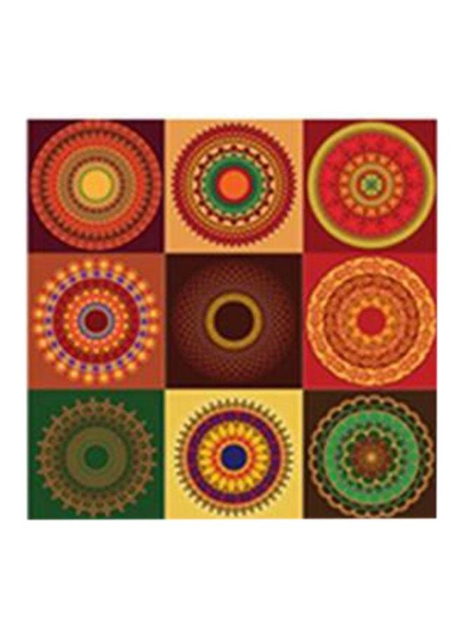 PHOTOBLOCK Decorative Wall Painting With Frame Multicolour 34x34cm 
