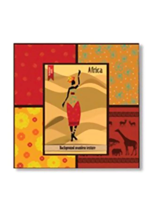 Decorative Wall Painting With Frame Multicolour 30x30cm