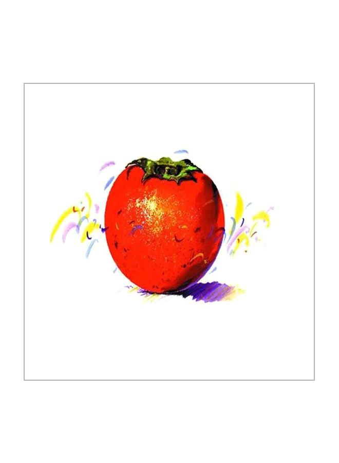 PHOTOBLOCK Decorative Wall Painting With Frame Red/Green/Yellow 30x30cm 