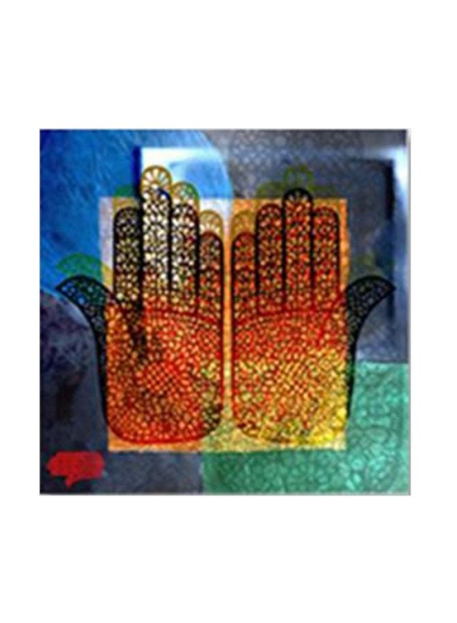 لوحة فنية لديكور الحائط متعدد الألوان 30x30سم