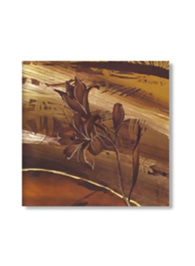 PHOTOBLOCK - Decorative Wall Art With Frame Brown/Gold 15x15cm - Image 1