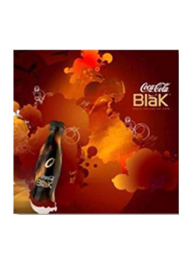 Decorative Wall Poster With Frame Red/Orange/Brown 24x24cm