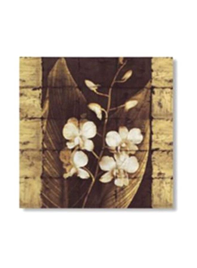 Decorative Wall Painting With Frame Multicolour 34x34cm