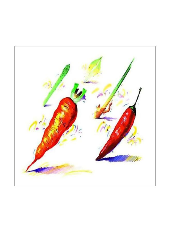 لوحة جدارية لتزيين الحائط مع إطار متعدد الألوان 24x24سم