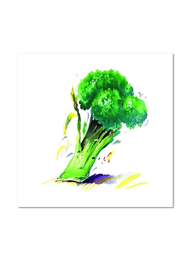 لوحة جدارية لتزيين الحائط مع إطار متعدد الألوان 24x24سم