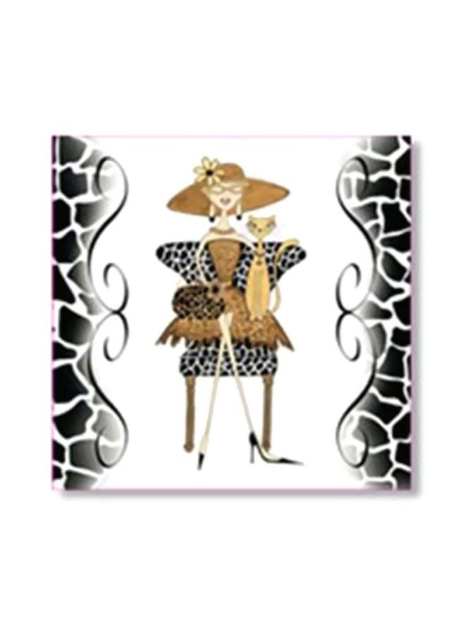 PHOTOBLOCK Decorative Wall Painting With Frame Multicolour 34x34cm 