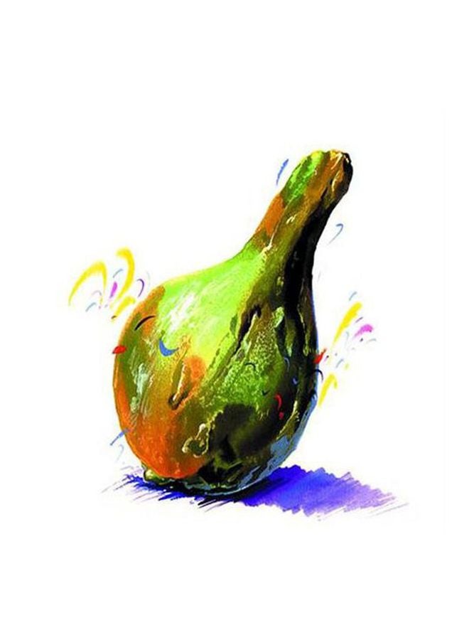 Decorative Wall Painting With Frame Multicolour 34x34cm