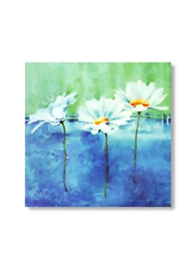 لوحة جدارية لتزيين الحائط مع إطار متعدد الألوان 24x24سم