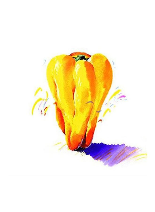 Decorative Wall Painting With Frame Multicolour 15x15cm