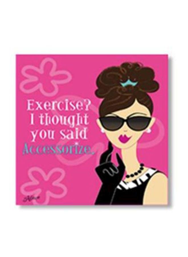 بوستر حائط للتزيين متعدد الألوان 24x24سم