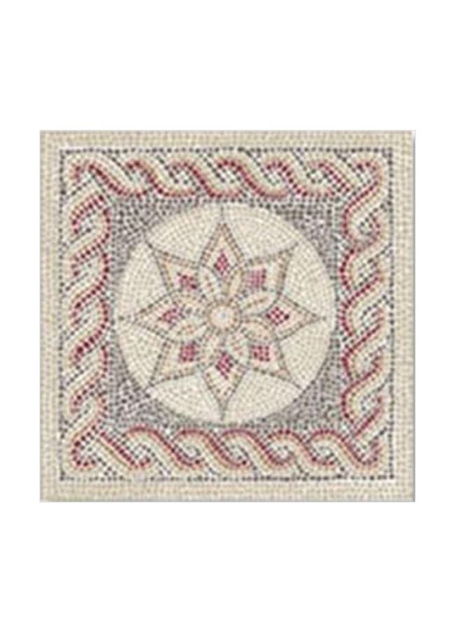 ملصق جداري بأنماط زخرفية بإطار متعدد الألوان 20x20سم