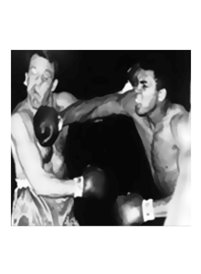 Decorative Wall Painting With Frame Multicolour 15x15cm