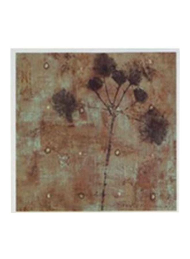 Decorative Wall Painting With Frame Multicolour 34x34cm