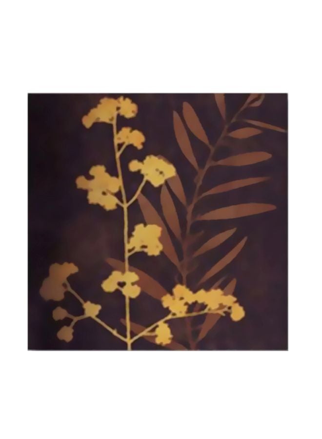 فوتو بلوك لوحة جدارية لتزيين الحائط مع إطار بني/بيج 20x20سم