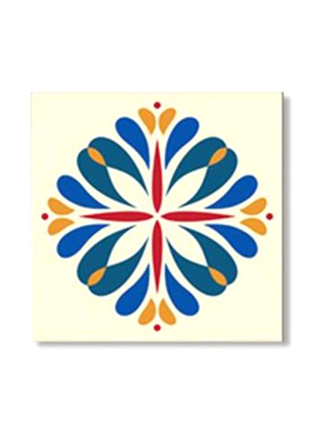 لوحة جدارية لتزيين الحائط مع إطار متعدد الألوان 34x34سم