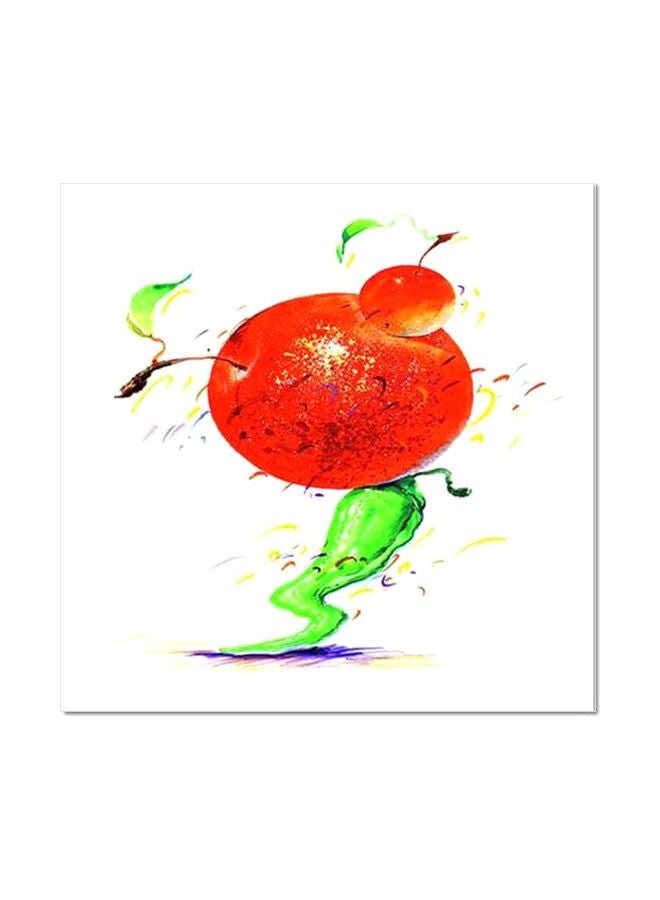 Decorative Wall Painting With Frame Multicolour 15x15cm