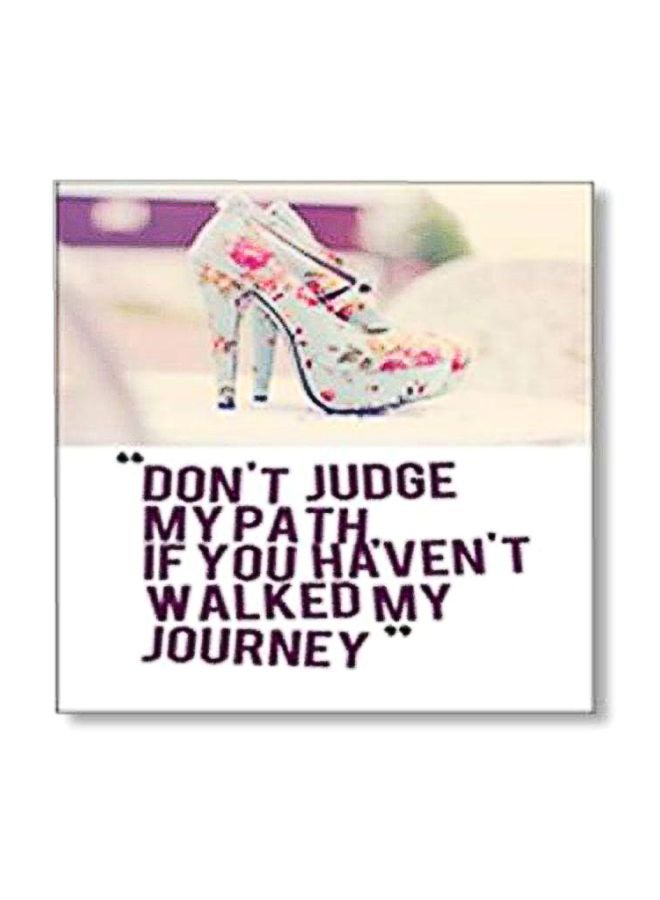 لوحة جدارية لتزيين الحائط مع إطار أبيض/أرجواني 34x34سم