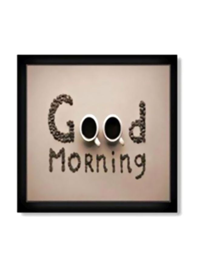 PHOTOBLOCK Decorative Wall Poster With Frame Brown/Black/White 34x34cm