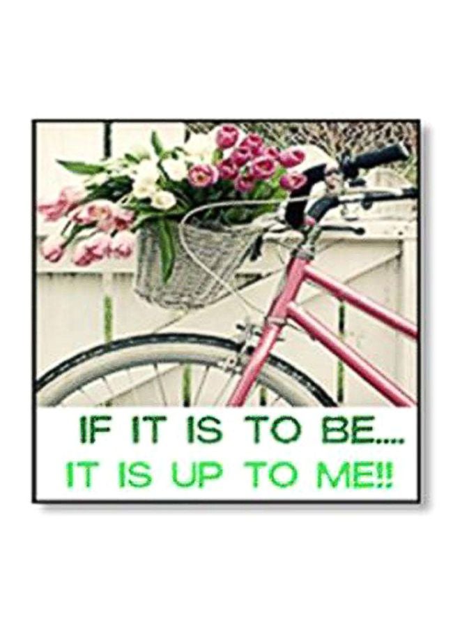 لوحة جدارية لتزيين الحائط مع إطار متعدد الألوان 20x20سم