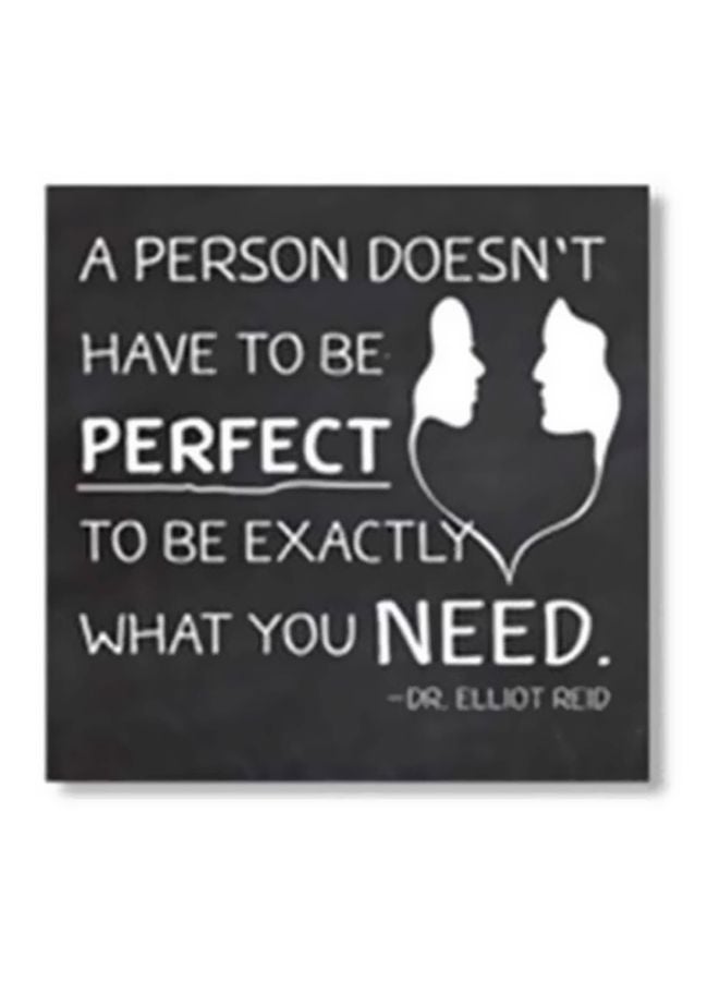 بوستر جداري للتزيين مع إطار أسود/ أبيض 20x20سم