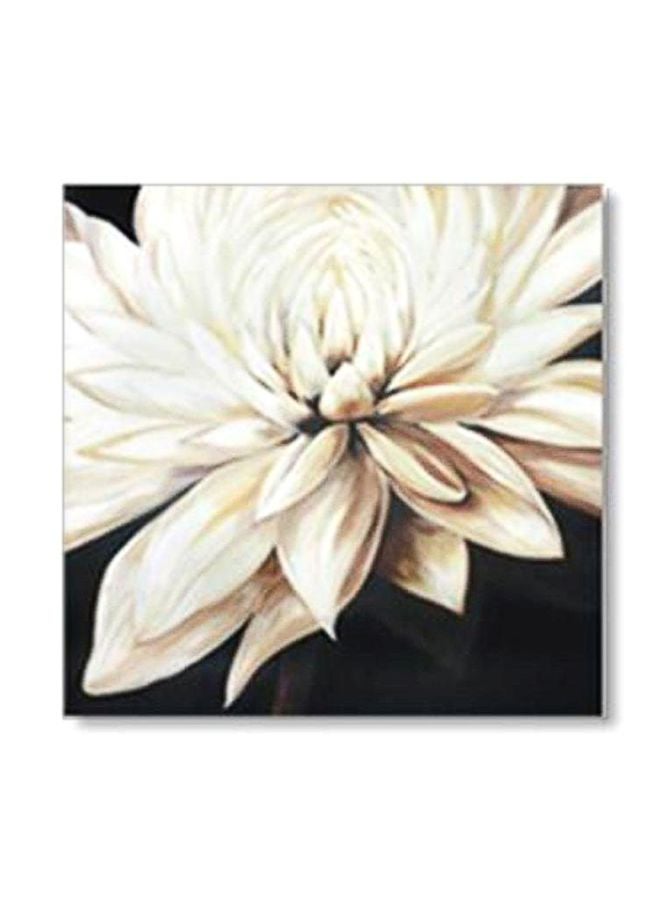 Decorative Painting With Frame White/Black 34x34cm