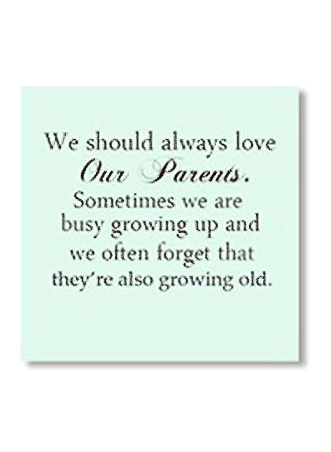 فوتو بلوك بوستر حائط للتزيين أخضر/أسود 34x34سم