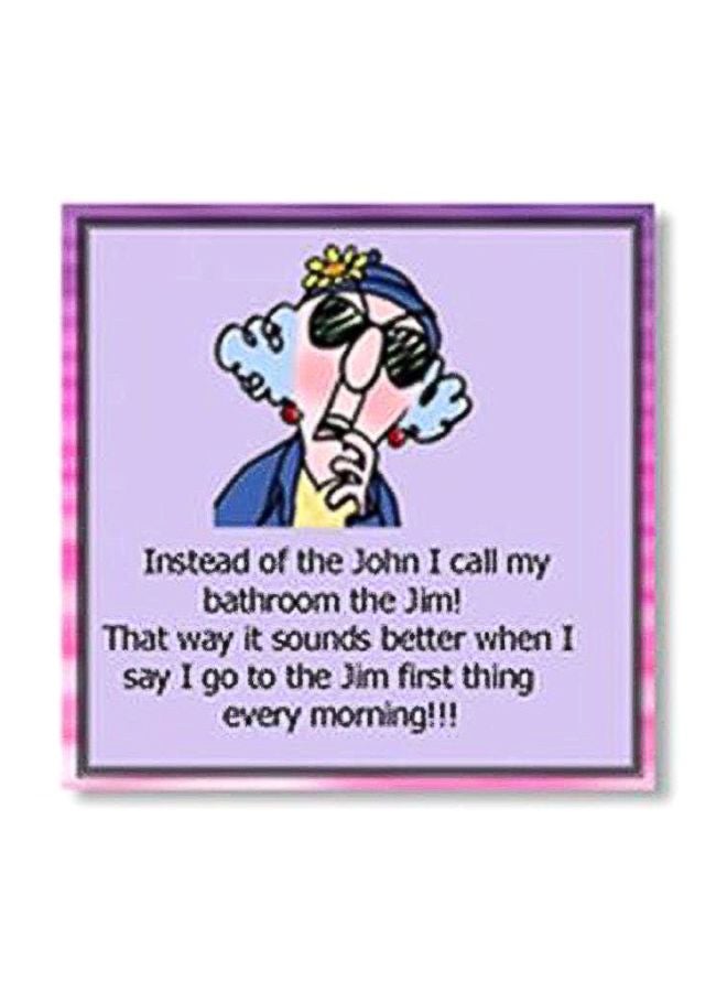 PHOTOBLOCK Decorative Wall Poster Purple/Black/Blue 15x15cm 