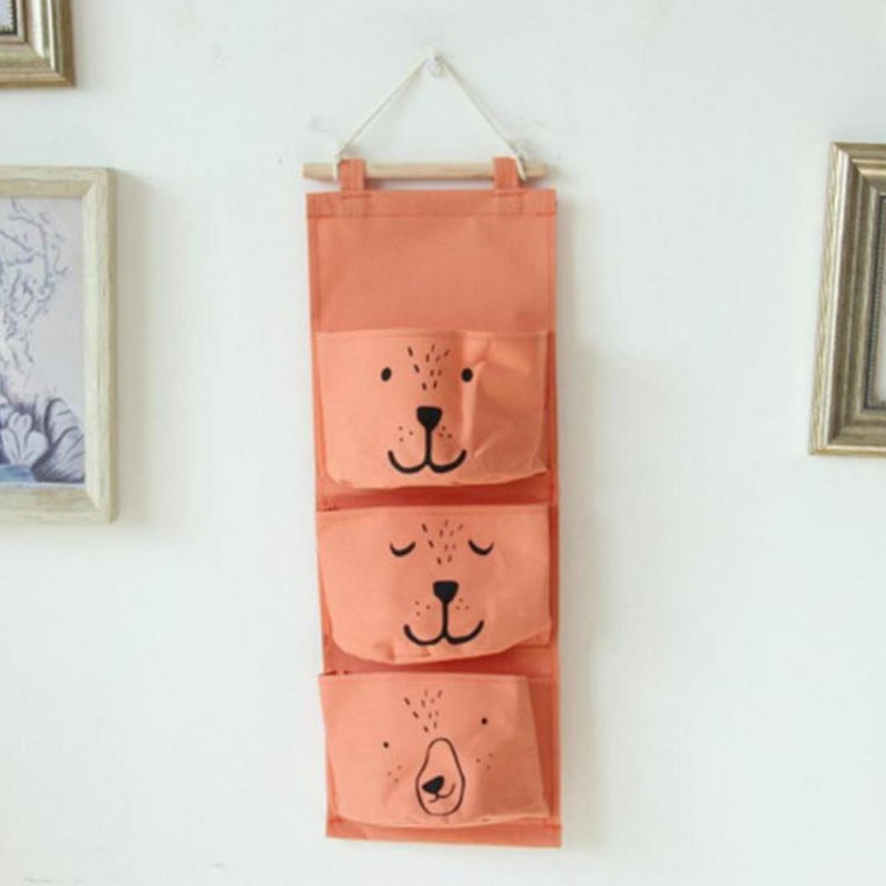 Bluelans 3 Pocket Waterproof Hanging Sundries Toy Pouch Grey 60 x 20centimeter  - Image 5