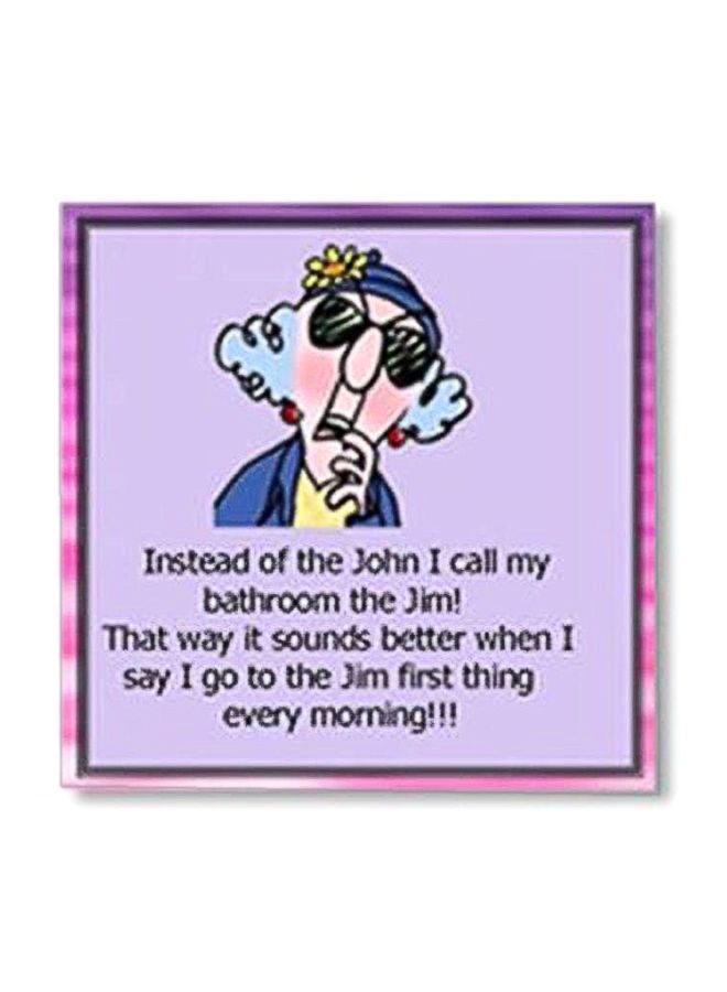 فوتو بلوك بوستر حائط للتزيين أرجواني / أسود / أزرق 34x34سم