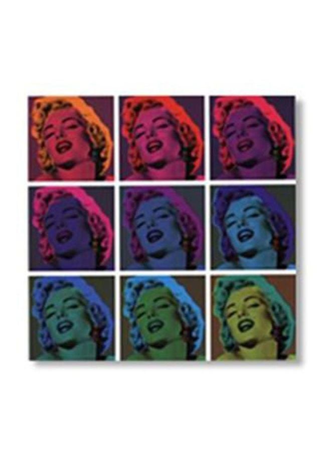 فوتو بلوك لوحة جدارية لتزيين الحائط مع إطار متعدد الألوان 24x24سم