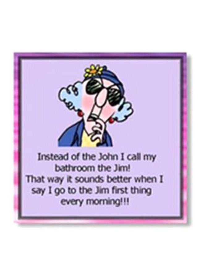 فوتو بلوك بوستر جداري للتزيين مع إطار أرجواني/وردي/أزرق 24x24سم