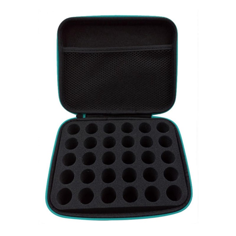 Bluelans Portable Shockproof Oil Storage Case Blue 30 Slots for 5/10/15ml - Image 1