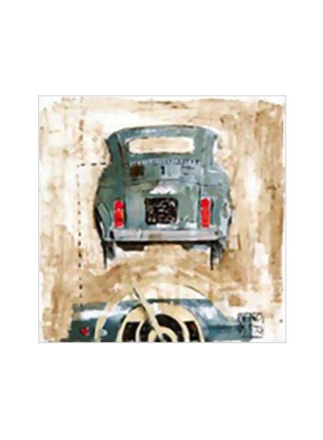 Decorative Wall Poster Beige/Grey/Black 15x15cm