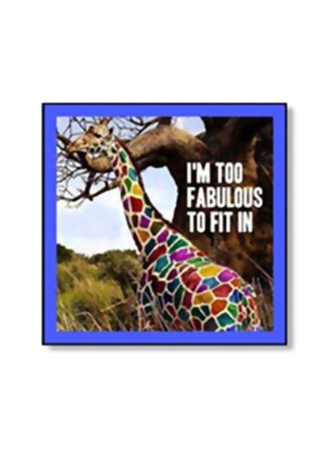 فوتو بلوك بوستر حائط للتزيين أحمر/أخضر/أرجواني 20x20سم