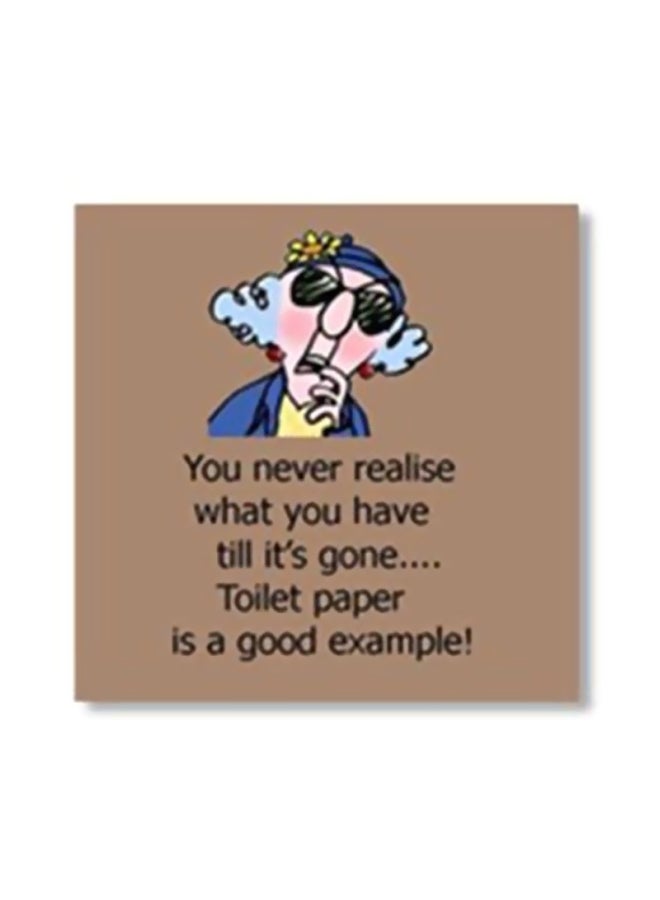 PHOTOBLOCK - Decorative Wall Art With Frame Brown/Blue/Black 24x24cm - Image 1