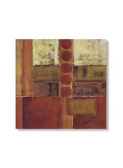 Decorative Wall Art With Frame Brown/Red 15x15cm