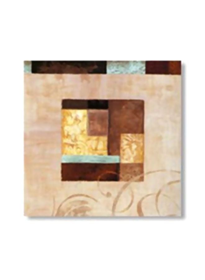 PHOTOBLOCK - Decorative Wall Art With Frame Beige/Brown/Gold 30x30cm - Image 1