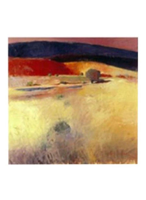 Decorative Wall Painting With Frame Multicolour 34x34cm